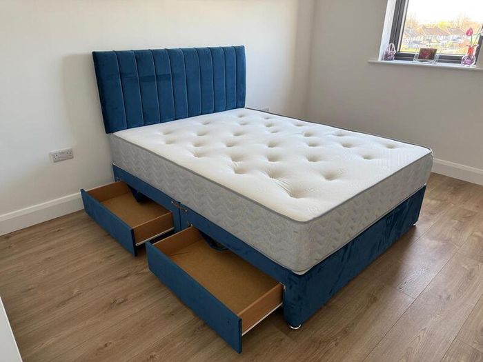 Bed, Mattress and Headboard Double