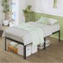 3ft High Single Bed Frames with Rounded Corner Legs Image 3