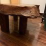 Vintage Tree log table solid wood Image 2