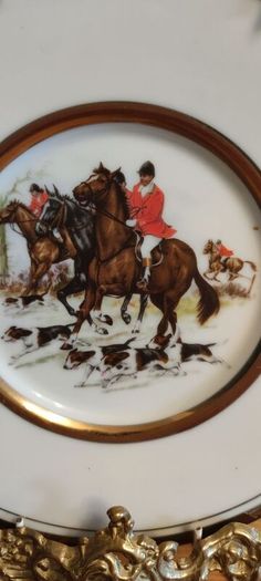 decorative hunter plate