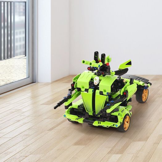 STEM Building Toys for Kids 2 in 1 App & Remote Control Car/Robot 461 PCS