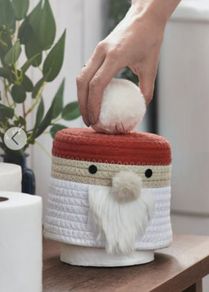 Santa Toilet Roll Cover