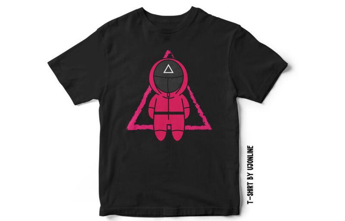 Squid game t-shirts korean trending series t-shirts