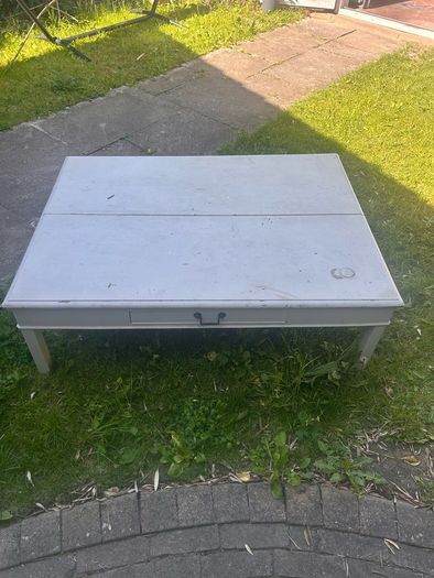 Repurposed coffee table / garden table
