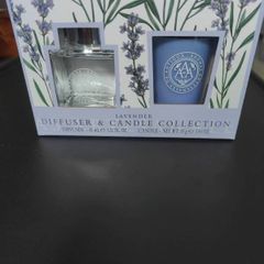 Lavender  aromatherapy diffuser and candle set for sale