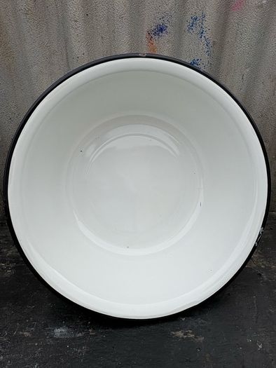 large enamel bowl c1960