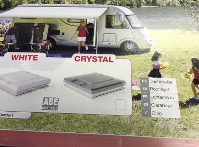 Fiamma 500 skylight crystal