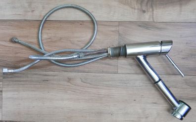 Tap Faucet Pull Out Mixer Brass Kitchen 2 Water Jet Single Lever Tap