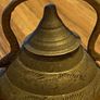 Selection Hand carved Brass items. Image 3