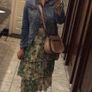 Ladies Floral Midi Dress Image 3