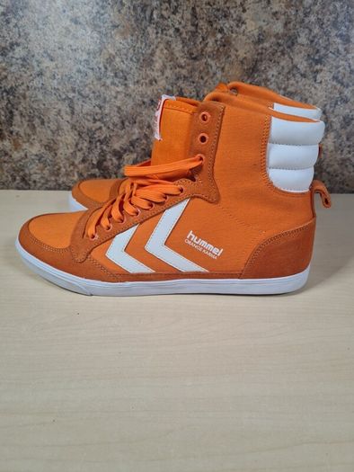 Hummel HI TOP trainers Orange Karma Size UK 7 EU 41 unisex
