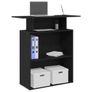 Black Reception Desk Image 3