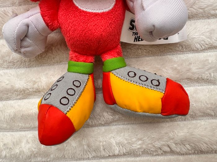 Sonic The Hedgehog Knuckles Plush Soft approx. 20 cm. Used Please see photos