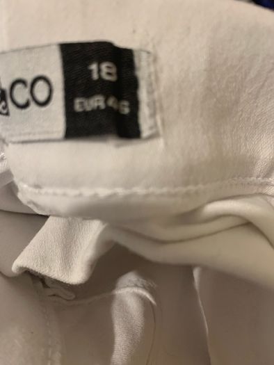 White Jeggings Size 18