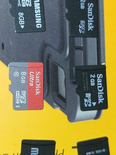 15 various micro sd cards