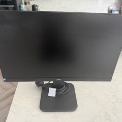 AOC 24 Inch Full HD Monitor and Dell Wireless Keyboard & Mouseq