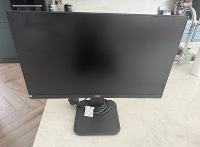 AOC 24 Inch Full HD Monitor and Dell Wireless Keyboard & Mouseq