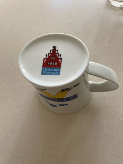 German ceramic mug