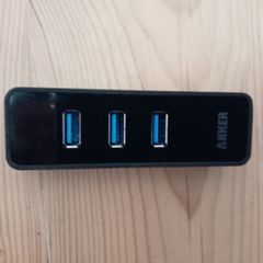 3-port Usb And Ethernet Hub Model A7522