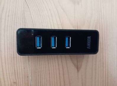 3-port Usb And Ethernet Hub Model A7522
