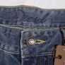 Diesel Blue Washed Y2K Vintage Graphic Printed Flare Bootcut Denim Jeans 32R/14UK/42EU Image 4