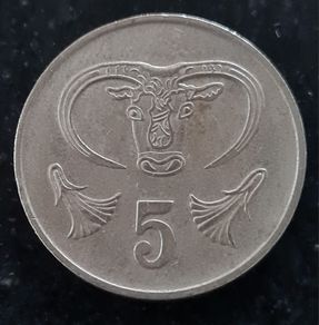 Cyprus 5 cents 1983 coin