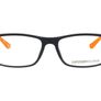 Superdry Unisex Black and Orange Matte Eye Glasses Frame (Brand New) Image 2