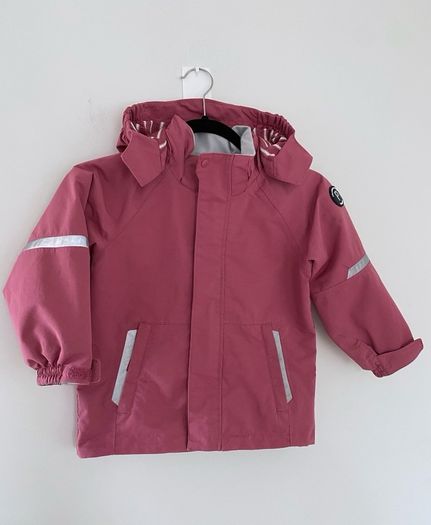 Polarn O. Pyret Pink Waterproof Shell Stormy Jacket