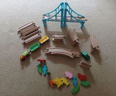 Wooden Train Set