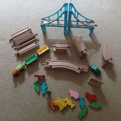 Wooden Train Set