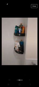 easy stick bathroom and shower shelfs