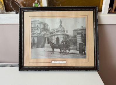 Vintage print of Dublin