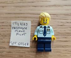 lego cty1679 passenger plane pilot, set 60367