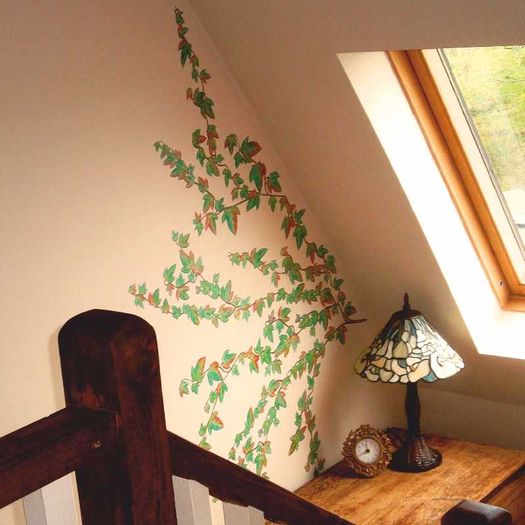 Irish Ivy Art Decal/Sticker/Art Transfer In Autumn Colours. Extensions can be bought seperately.