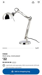 FORSA work lamp including bulb