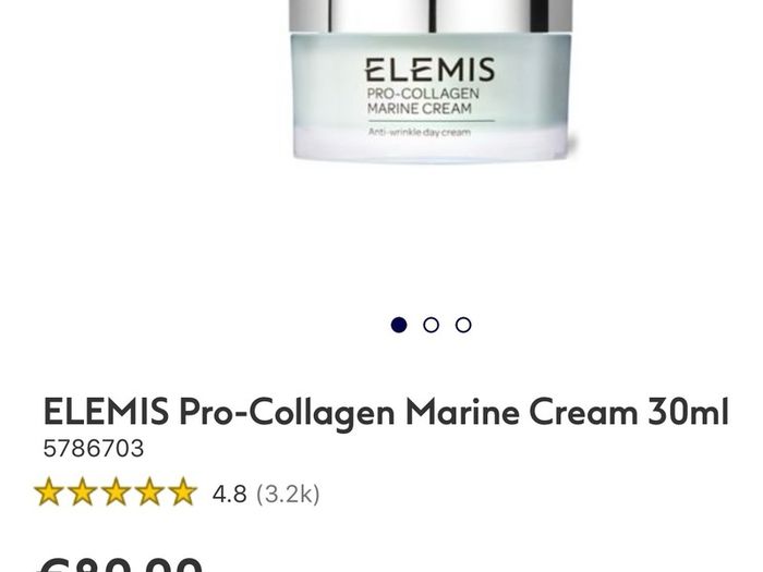 ELEMIS Pro-Collagen Marine Cream 30ml