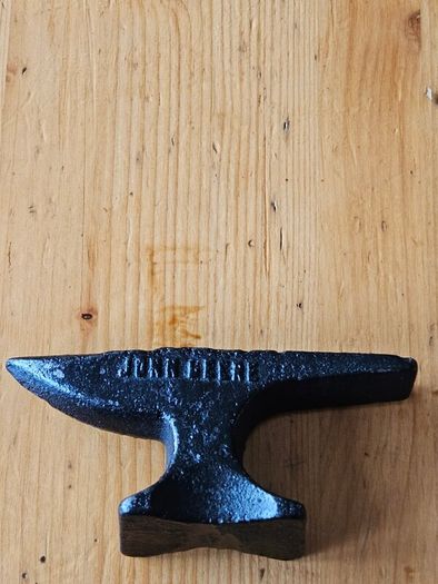 John Deere Vintage Minature Blacksmith's Combined Farm Tractor Collector Paperweight.  See Photos.