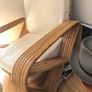 Mid century Paul Frankl Style lounge chair 1940s Image 3