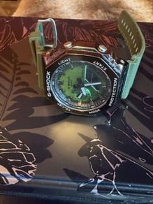 Mens G Shock watch green