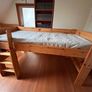 Mid sleeper Scandinavian Pine- Bunk bead, High Single Bed Image 6