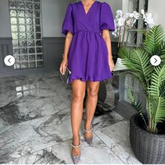Carraig Donn Purple Bubble dress