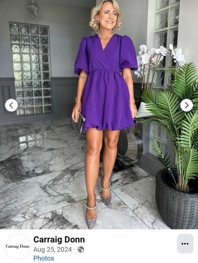 Carraig Donn Purple Bubble dress