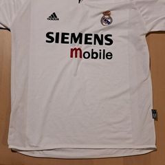 real madrid siemens mobile retro football  jersey