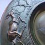 Vintage Heavy gauge Bronze Dish Image 10