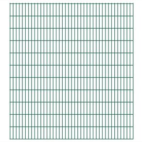 2D Garden Fence Panels 2.008x2.23 m 48 m (Total Length) Green