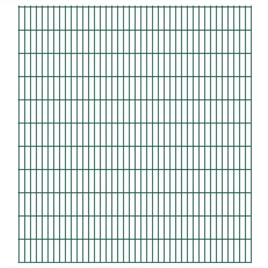 2D Garden Fence Panels 2.008x2.23 m 50 m (Total Length) Green 2D Garden Fence Panels 2.008x2.23 m 50 m (Total Length) Green