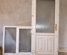 Garage door and window