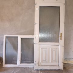 Garage door and window