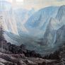 Epic vintage Yosemite print, beautiful frame Image 3