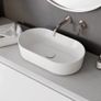 Lova Cera-Line 53 White Ceramic Countertop Washbasin Image 2